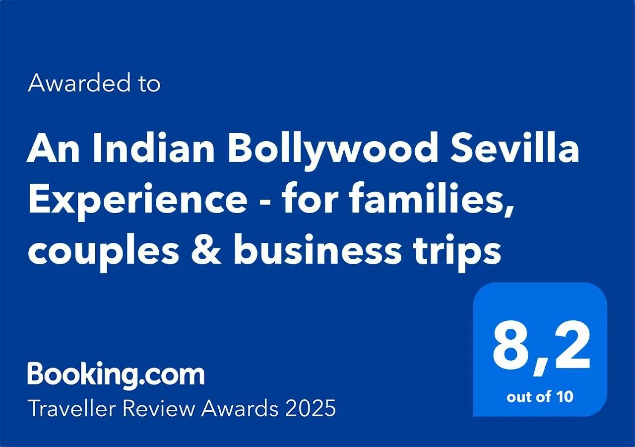 Apartment An Indian Bollywood Sevilla Experience - For Families, Couples & Business Trips